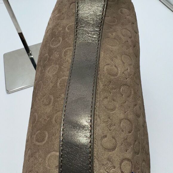 CELINE Shoulder Bag C Macadam Brown Suede - Picture 9 of 13